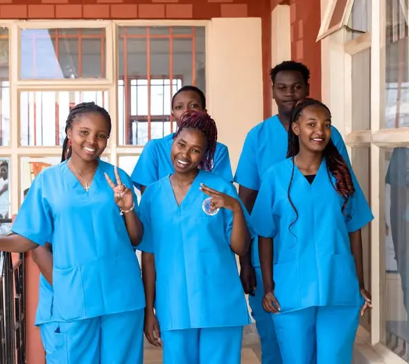 Caregiving course training at Transafric College, Thika