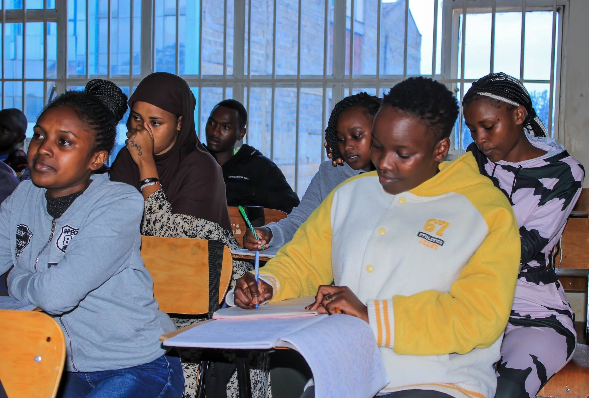 Business students in a Transafric College seminar